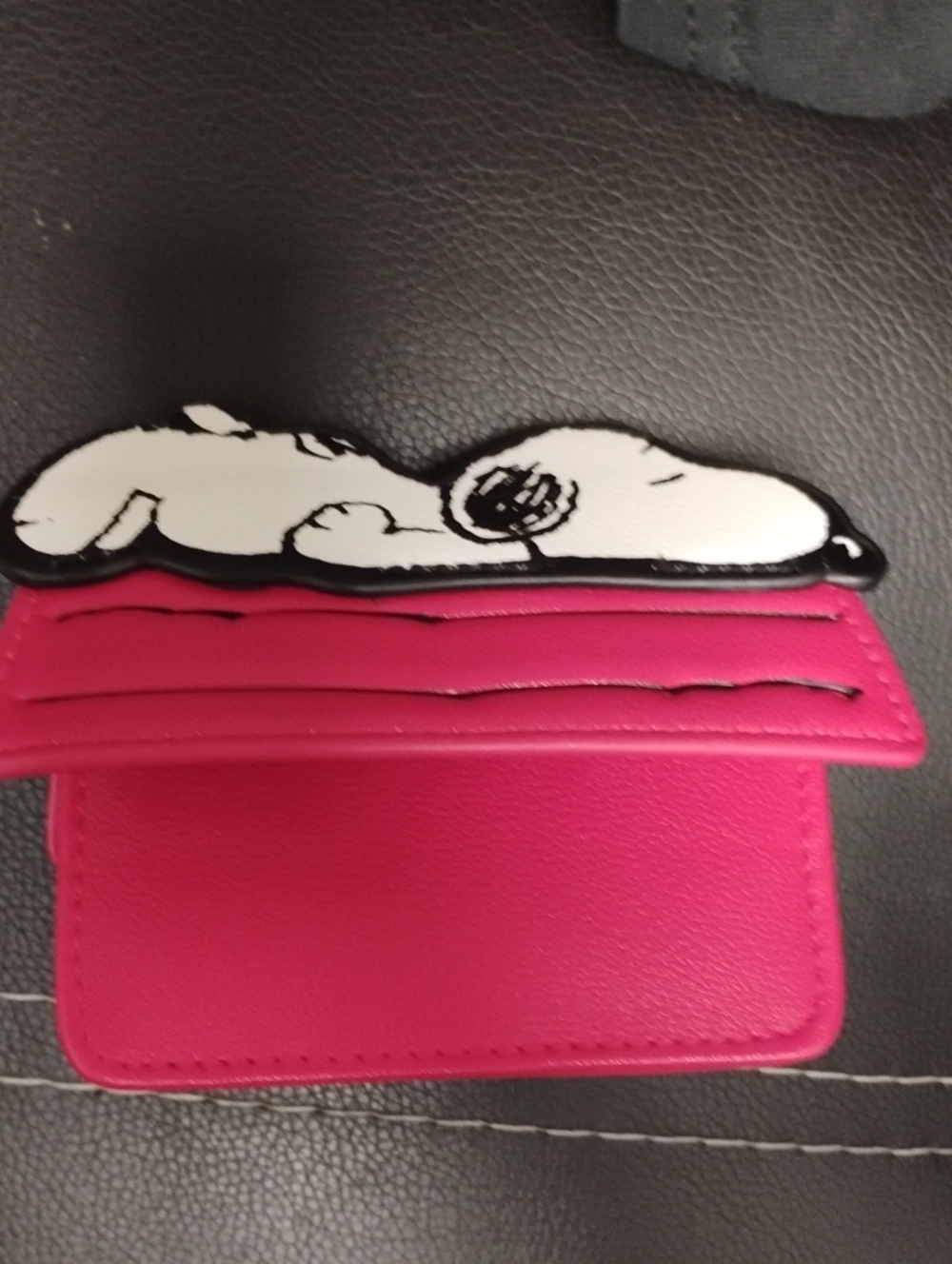 PEANUTS SNOOPY DOG HOUSE CARD WALLET EXCELLENT CONDITION